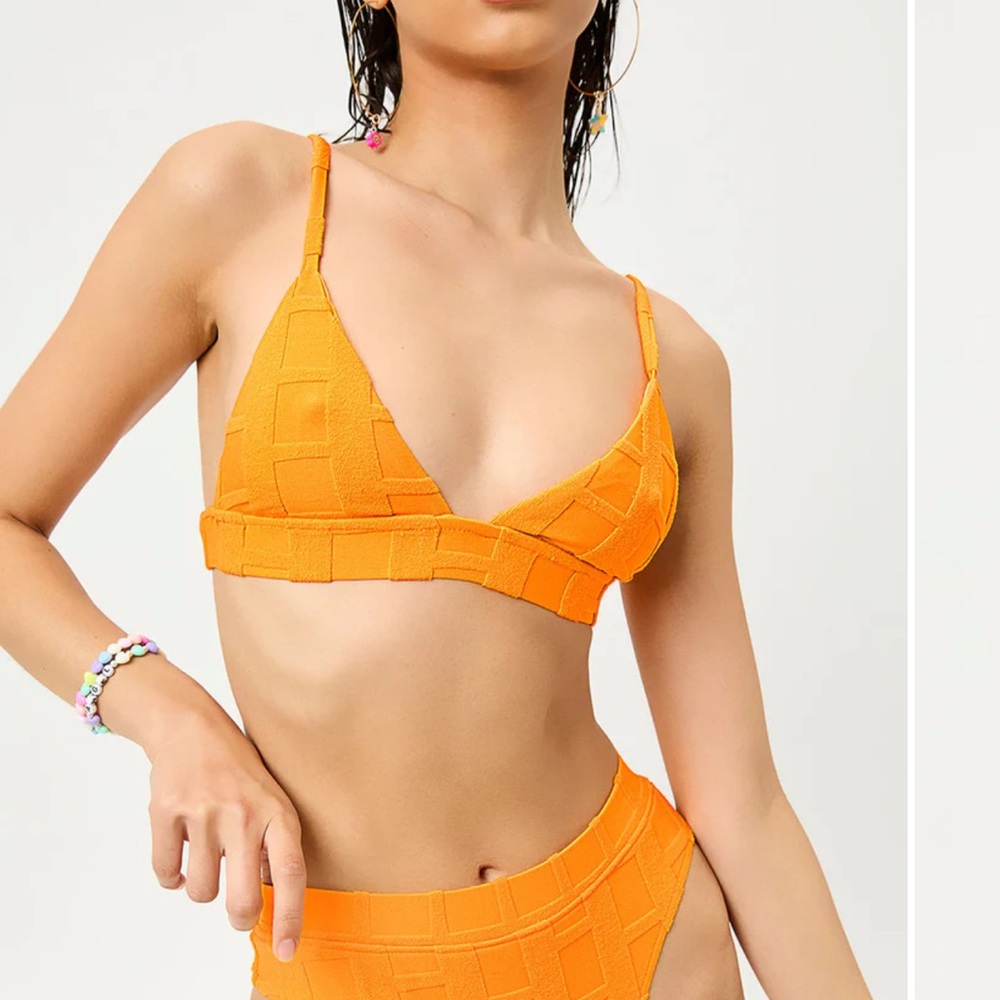 Frankie’s Bikinis x Naomi Osaka Claire Triangle Terry Bikini
Top
